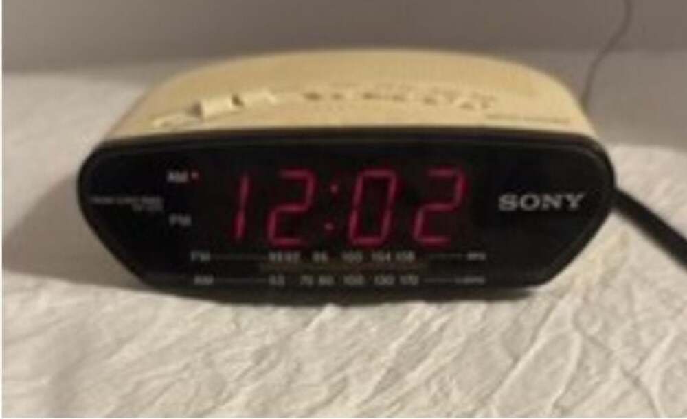 Sony ICF-C211 Dream Machine AM FM Digital Alarm Clock Radio Red LED Display